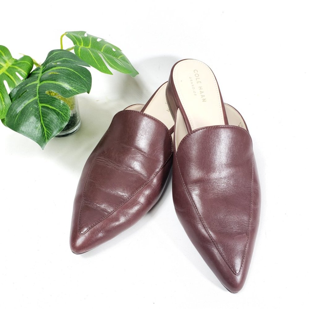 Cole Haan “Piper” Pointy Toe Mules, 7